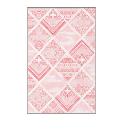 High-Quality 3D Printed Area Rug (2.6 x 4.0 ft), 100% Polyester, 0.3 in Pile Height | Antibacterial, Non-Slip PVC Felt Dot Underside | Machine Washable, Elegant Design for Living Room, Bedroom & Office