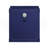 Blue Nightstand with Open Shelf