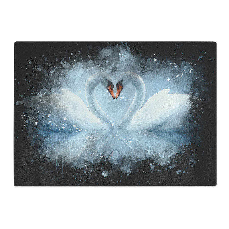 Swan Vol.3 Chopping Board, 28.5cm W x 39cm L