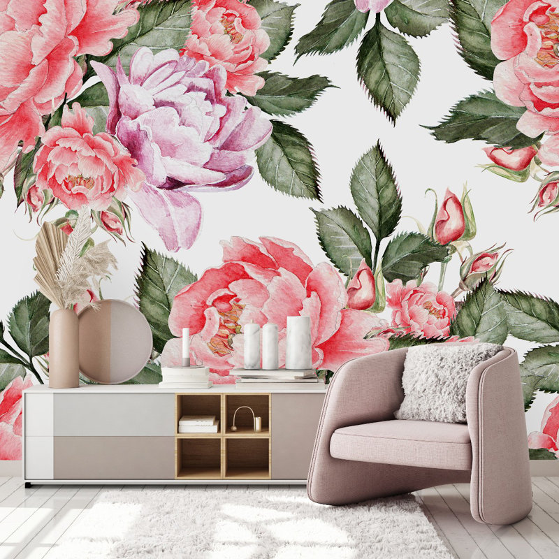 Peel & Stick Wall Mural, 10.42' W x 10.42' L