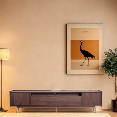 Meuble télé de comptoir en pierre frittée de style italien