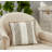 Aziza Collection Striped Cotton Throw Pillow-61569172-61569173