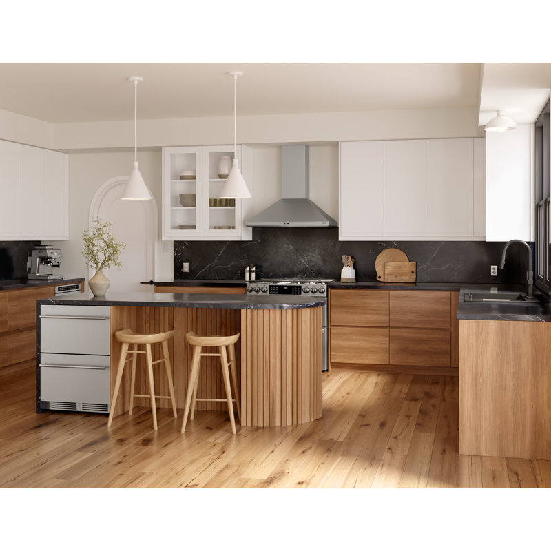 Core Zephyr Siena 30 In. 650 CFM Wall Mount Range Hood With LED Light In Stainless Steel