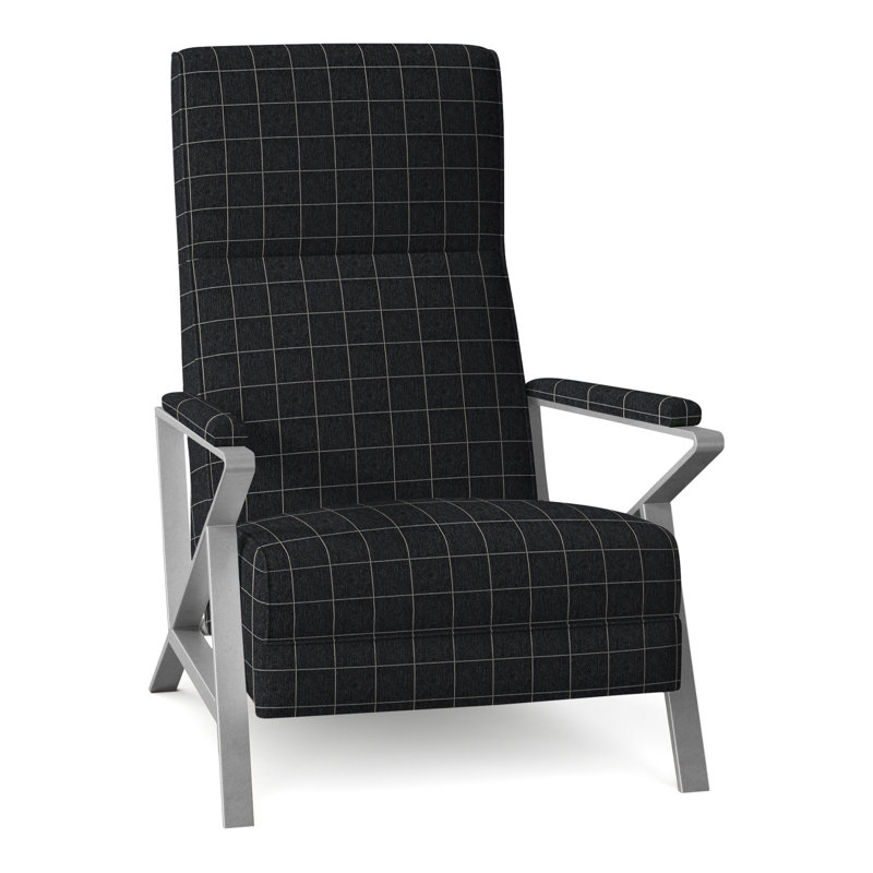 Infinity Recliner, Brushed Nickel, Perigold Youngman Ebony