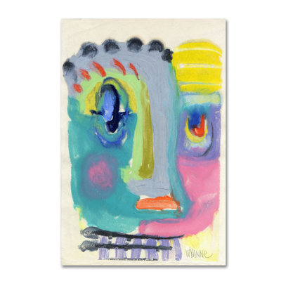 Berkley 'Blah Blah Blah' Print on Wrapped Canvas