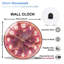 Horloge murale en verre Glow