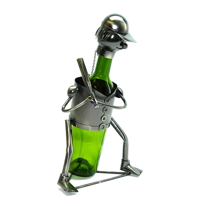 Tabletop Wine Bottle Rack in Silver