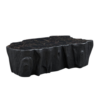 48.62" Sculptural Fiberglass Coffee Table