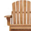 Chaise Adirondack classique de style côtier en bois de pruche massif avec cadre pliable-2134519113-2134519116