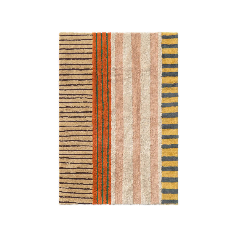 Couleur du tapis lavable sur argile, Rectangle 4 pi 7 po x 6 pi 7 po