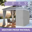 Balconera L 10 pi. D Pavillon de jardin en aluminium avec double toit-109743556