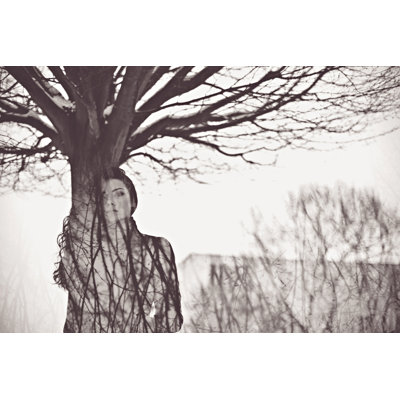 Woman Like Tree - Wrapped Canvas Print