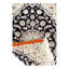 Mirutil Oriental Area Rug in Navy Blue
