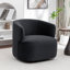 Fauteuil demi-tonneau pivotant rembourré Tybias-614981171