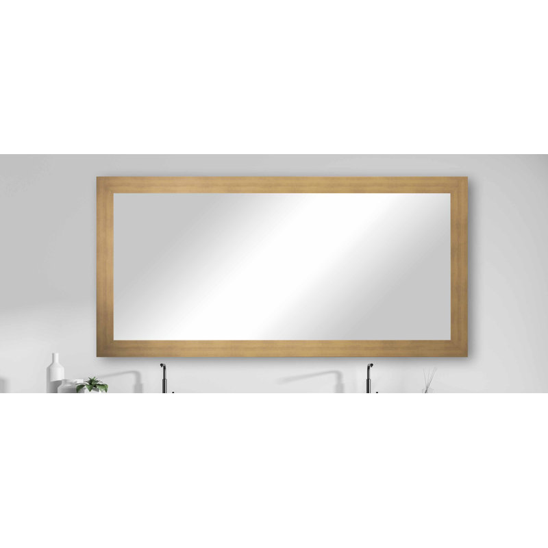 Armone Engineered Wood Flat Mirror, 34.5" x 69.5"