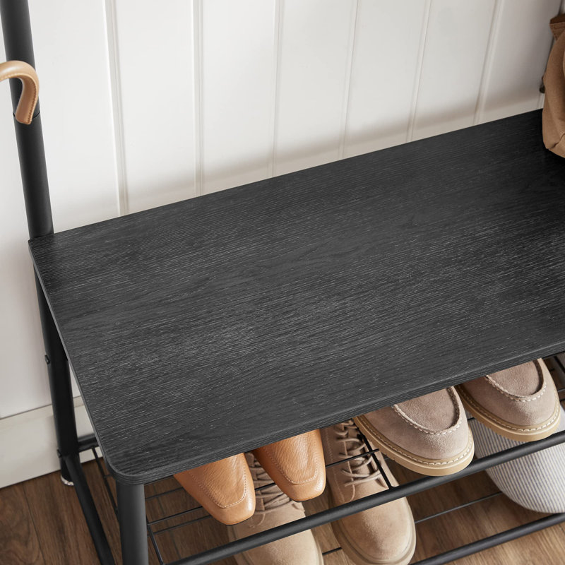 Anaias Hall Tree 85cm Wide with Bench and Shoe Storage