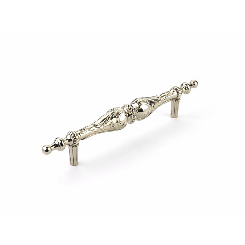 Cantata Bar / Handle Pull, White Brass, 8"