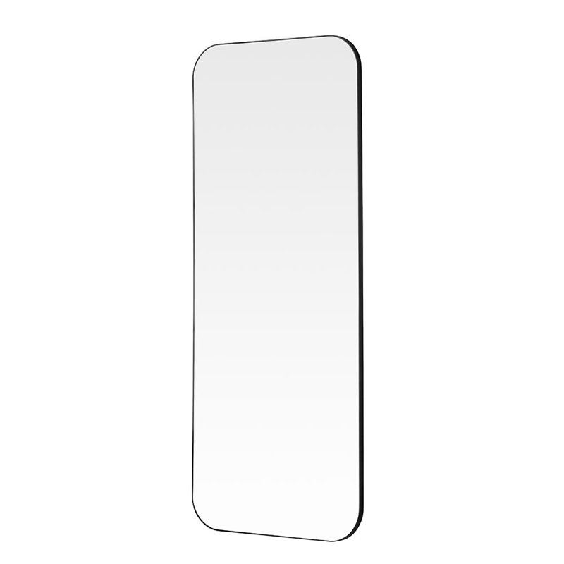 Full Length Scandi Curved Mirror, Black