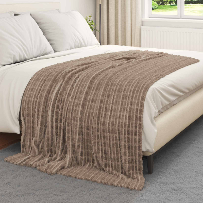 5.2-31 Throw Blanket, Camel, 200cm x 150cm