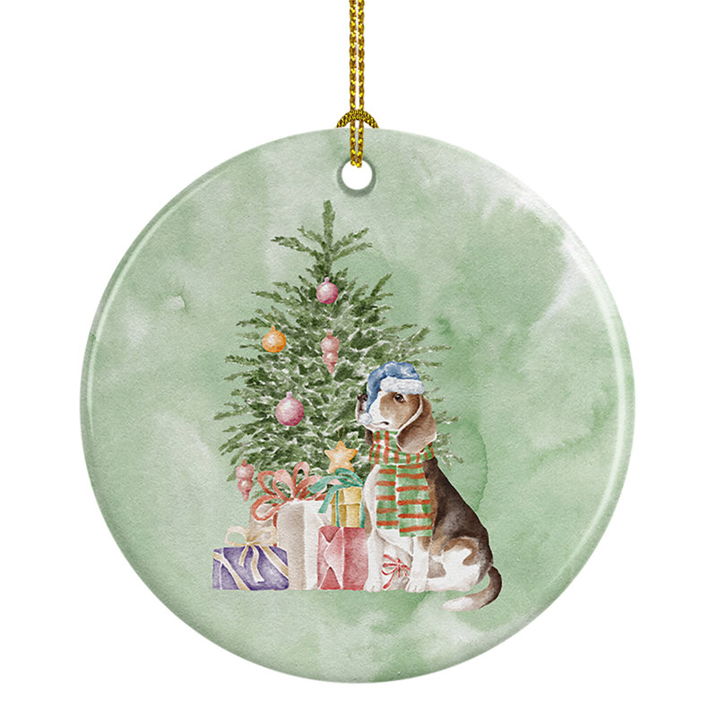 Figurine suspendue Christmas Beagle