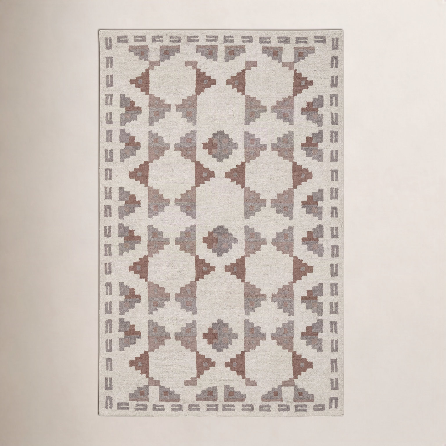 Elsey Hand-Tufted Wool Rug, Rectangle 5' x 8'
