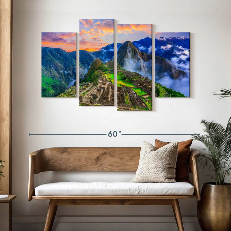 Lilie Iconic Machu Picchu, 32'' H x 52'' W