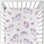 Drap-housse pour lit de bébé Seashells
