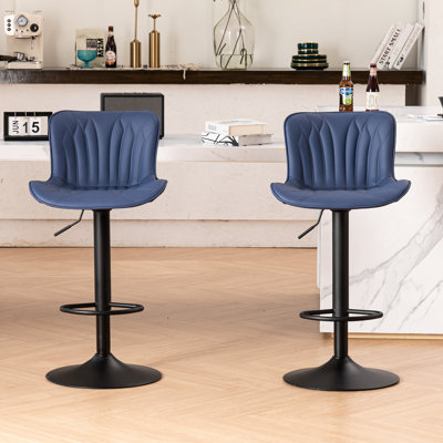 Denan Swivel Adjustable Height Bar Stool