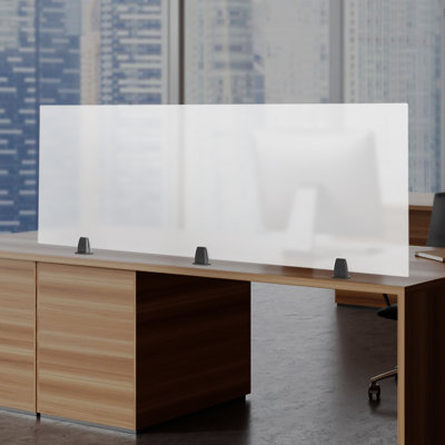 Séparateur de bureau à panneau