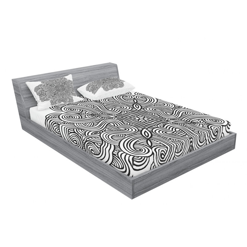 Microfiber Sheet Set, Full Sheet Set with Fitted Sheet