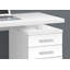 Bureau d'écriture, bureau d'ordinateur avec 3 tiroirs de rangement-129748879