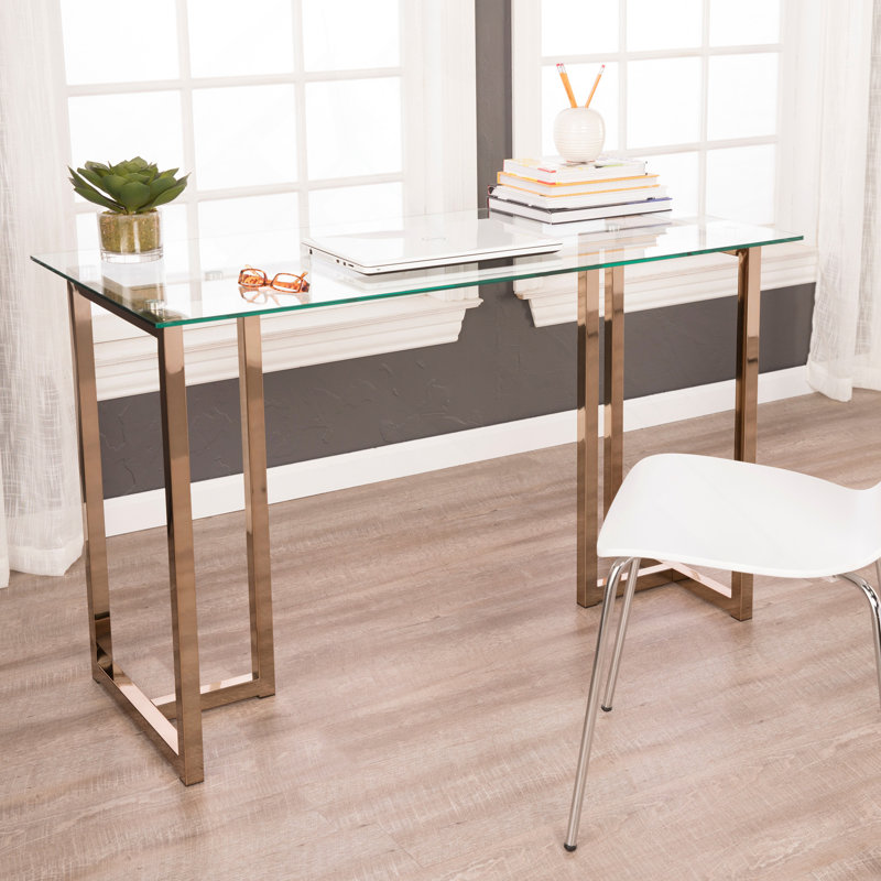 Bureau d'écriture - Style moderne Mid-Century - Champagne