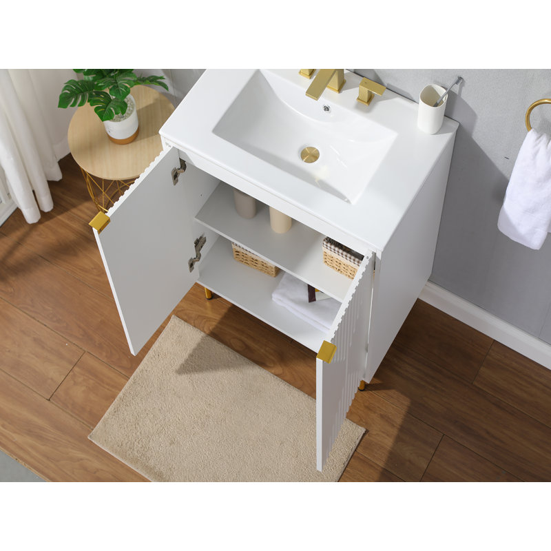 Ensemble de meuble-lavabo simple 30 po 2 portes Modern