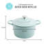 Martha Stewart Gatwick Faitout rond en fonte avec couvercle-63788455