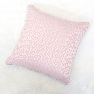 Geometric Cotton Blend Pillow Cover
