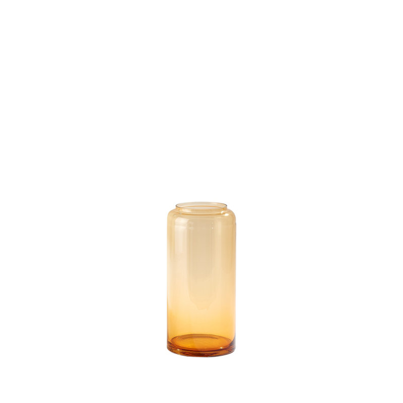 Datum Vase-Caramel-Lg, 15.5" H x 7.25" W x 7.25 D