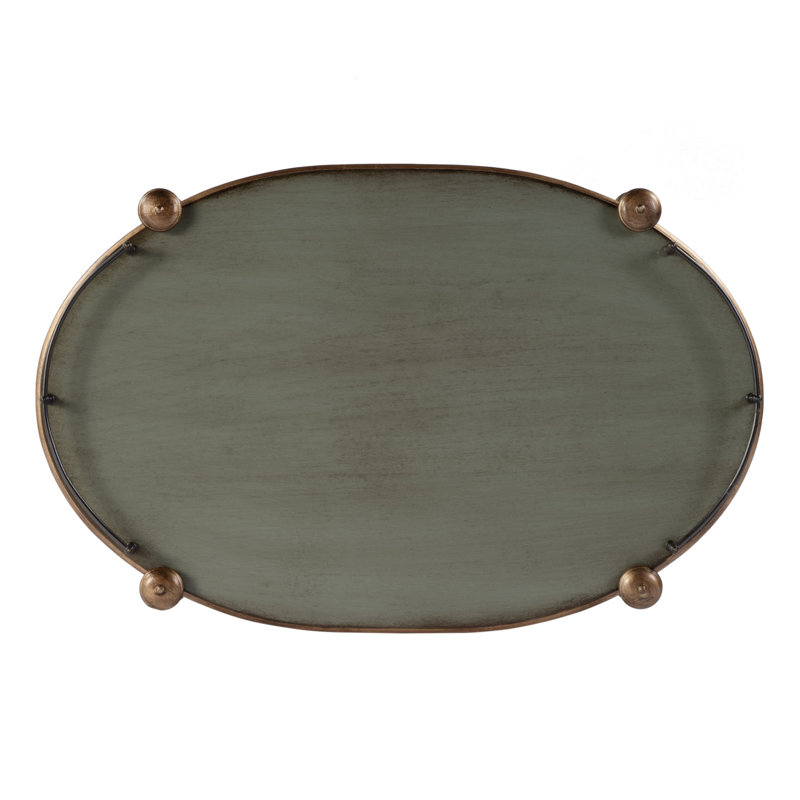 Keating Serving Cart, Green