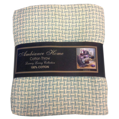 BASKET WEAVE Alauda Throw Blanket