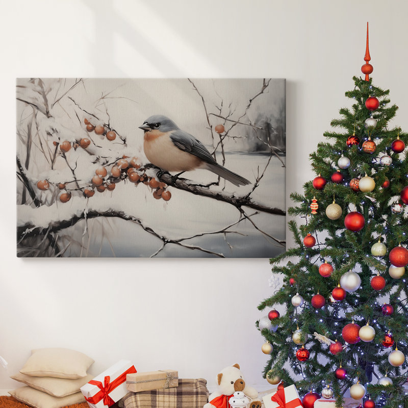Art des Fêtes de Noël - Toile tendue avec châssis - Série 3-XX, H 12 po x l 18 po