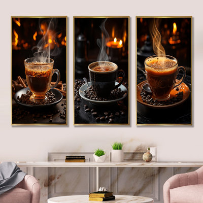 Cuba Aroma Coffee Harmony - Cuba Landscape Canvas Prints Set Of 4