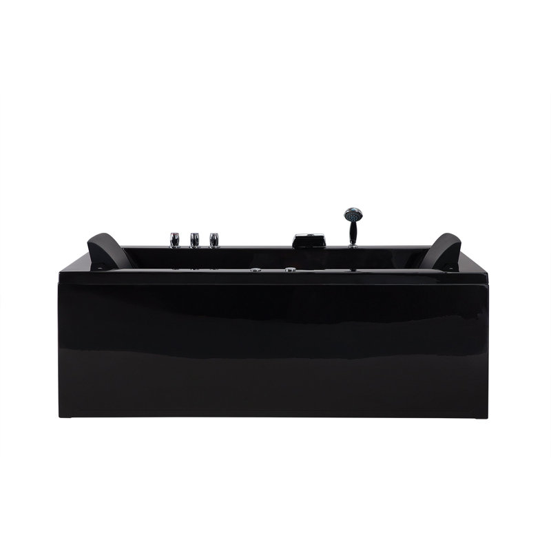 Doyon 1830mm x 900mm Corner Whirlpool Acrylic Bathtub with Tap, Right