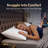 Luxury Hotel Stripe Hybrid Bed Pillows-Down Alternative Wrap with Goose Feather Core, 100% Cotton Cover-1422729898