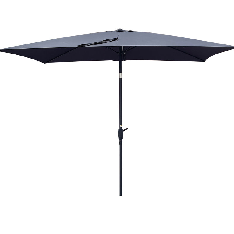Parasol de terrasse 9X6ft, Anthracite