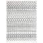 Lia Southwestern Cream/Dark Grey Area Rug-2087553505