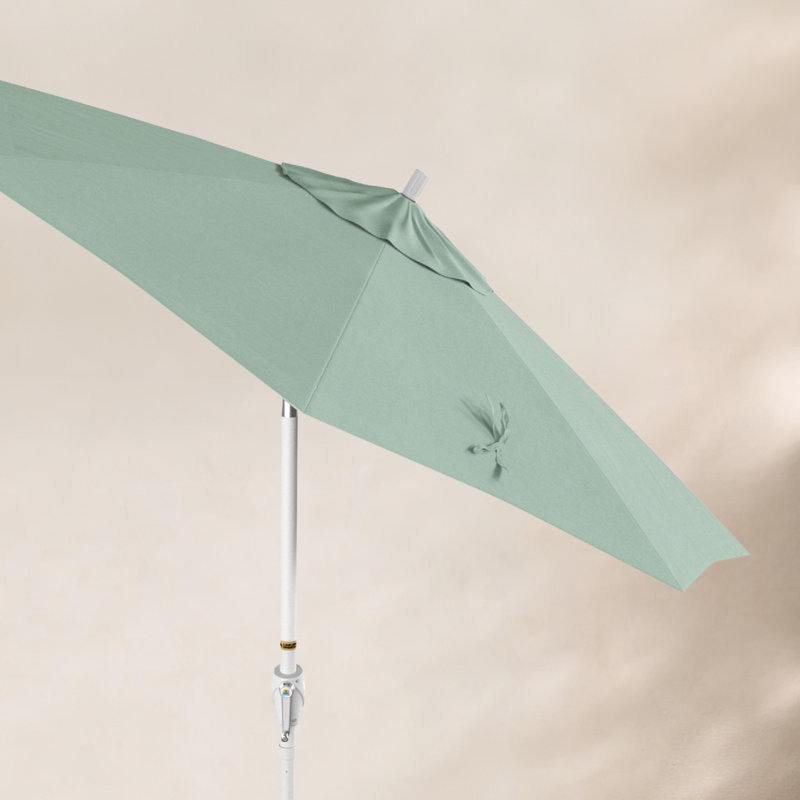Parasol de marché 7,5', Sunbrella®, Blanc, Tissage uni Sunbrella® palette brume