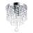 Hazuko Crystal Flush Mount