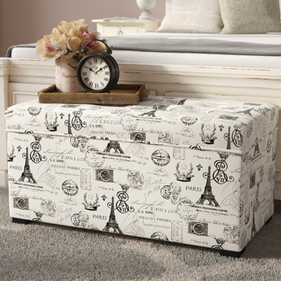 Dottie Cotton Upholstered Storage Bench