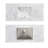 48'' Single Bathroom Vanity Top  With Engineered Stone Countertop   