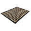 Tapis noir et blanc Ousley