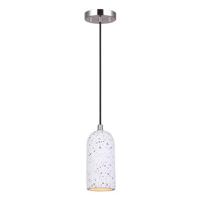 Luminaire suspendu en forme de cloche à 1 lumière Edrik
